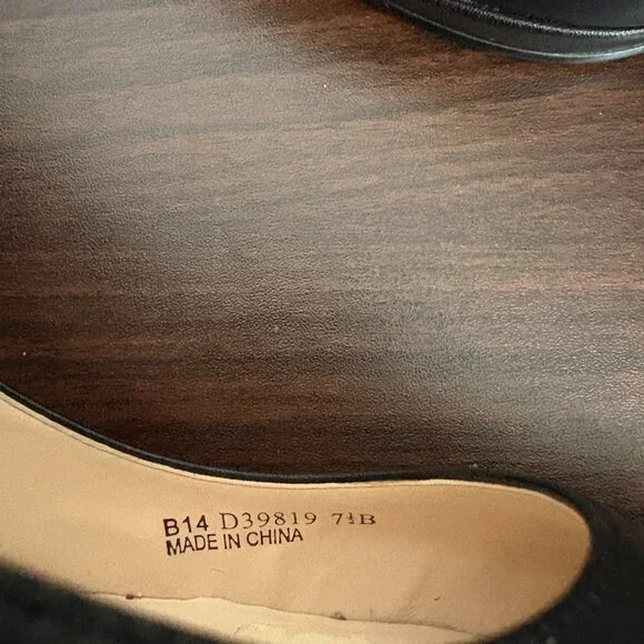 Cole Haan Women's Black Leather Heels Platform Pumps Size 7.5 - Picture 7 of 11